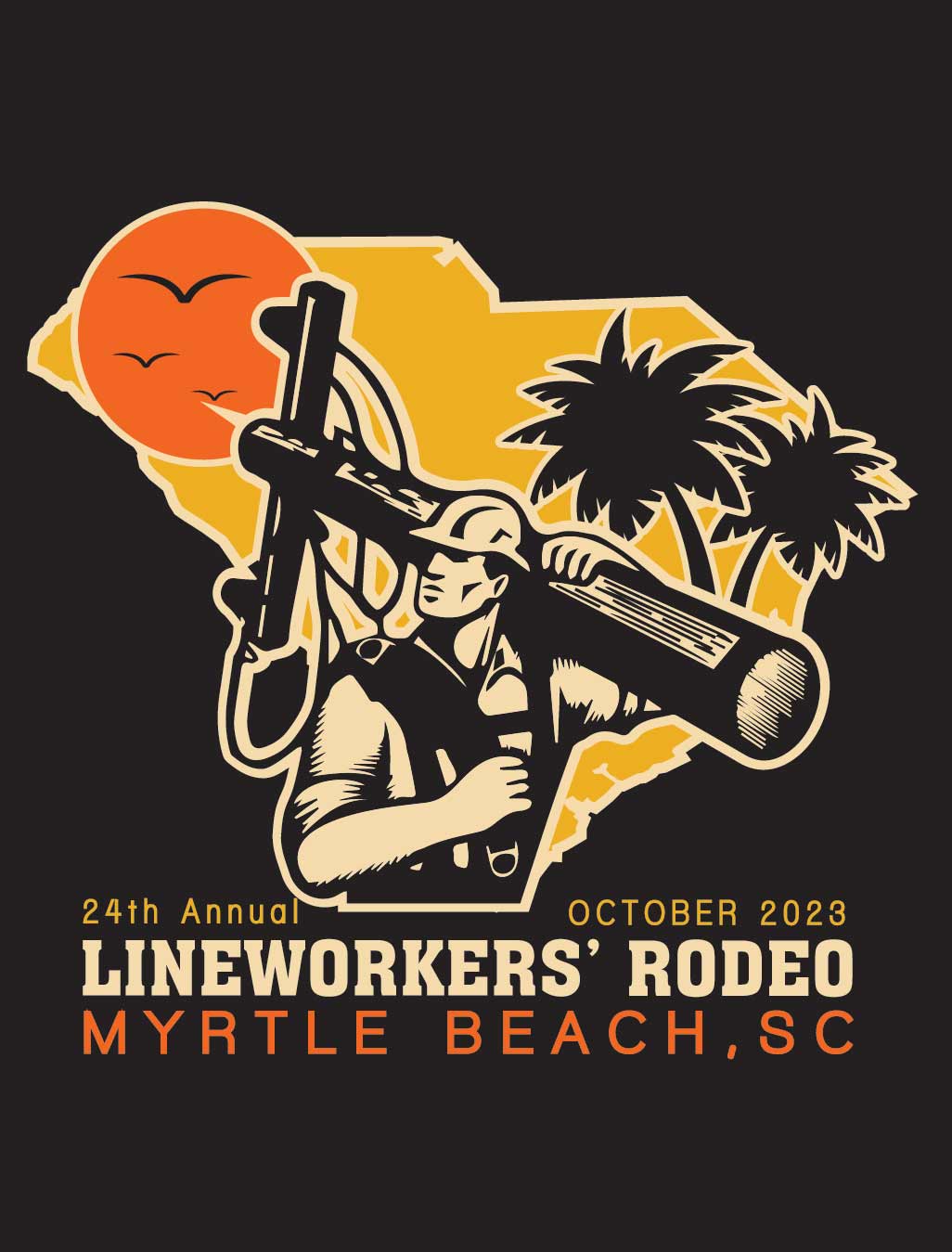 Lineworker Rodeo Poster