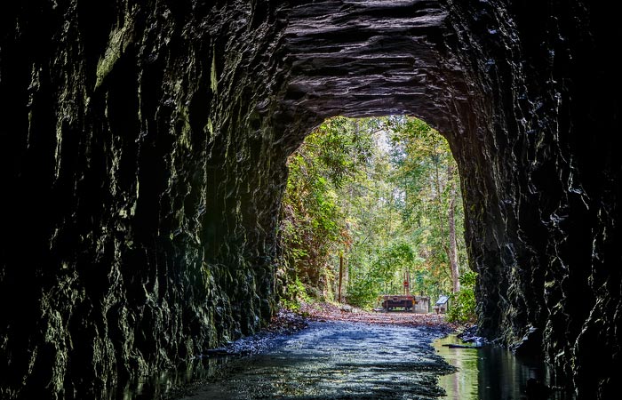 Stumphouse Tunnel on Palmetto Trail