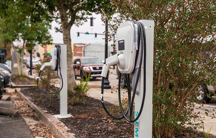 Public EV chargers