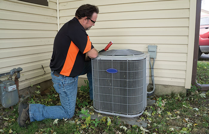 man with hvac