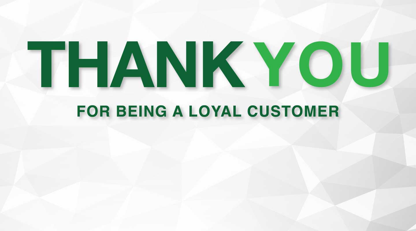 Thank You to Customers
