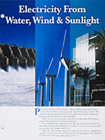 Electricity From Water, Wind & Sunlight
