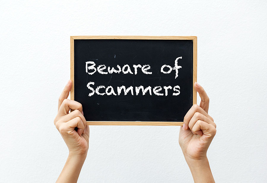 Scams are no joke!