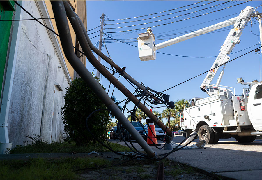 Santee Cooper Responding to Hurricane Ian Damages